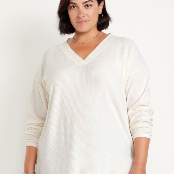 NWT OLD NAVY Plush Tunic Top Color SEA SALT Size Large - Picture 7 of 9